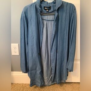 Alice Blue Women’s Long Sleeve Button Down Shirt